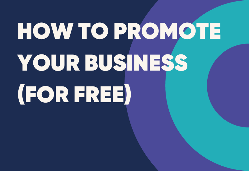 Circles representing business promotion